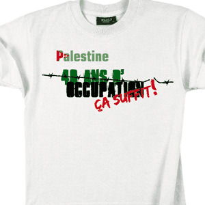 t-shirt 40 ans d'occupation 