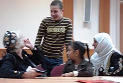 visite enfants parrainés 2007 palestine in ash al usra