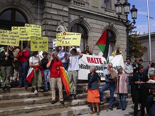 manif Genève 12 Août 2006