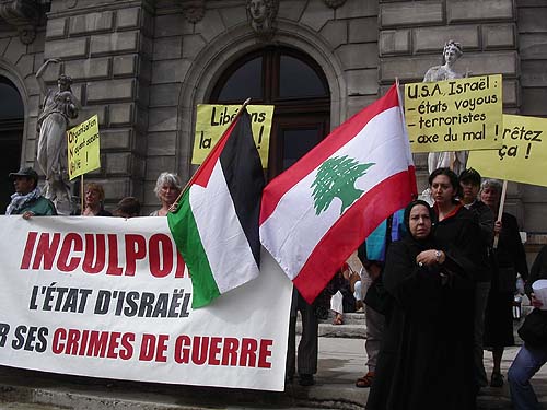 manif Genève 12 Août 2006