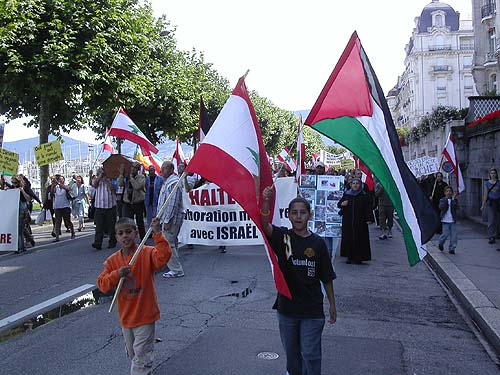 manif Genève 12 Août 2006