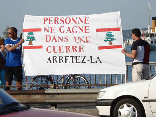 manif Liban 19 juillet 2006