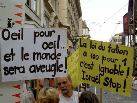 marche silencieuse genève 22 juillet 2006