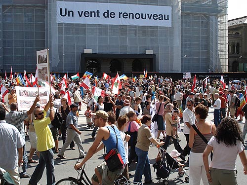 manif Berne 29 juillet 2006