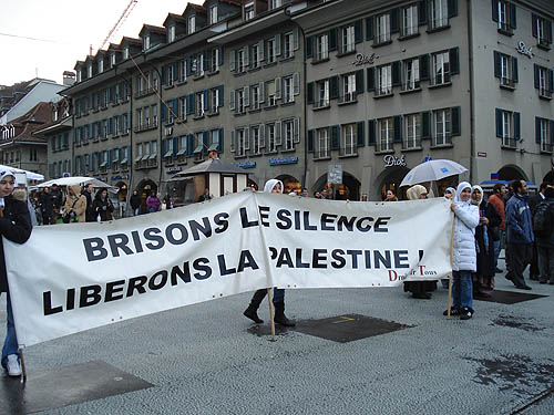 liberté pour Gaza! berne 2 février 2008