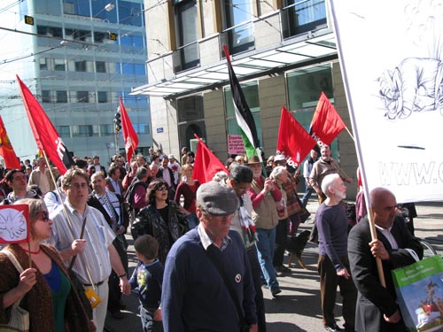 manif contre le racisme et la xénophobie - Genève 18 avril 2009