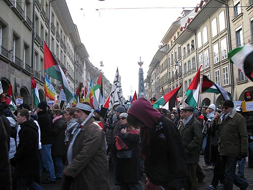 manif gaza - 10 janvier 2009 - berne