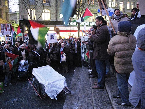 manif gaza - 14 janvier 2009 - Lausanne