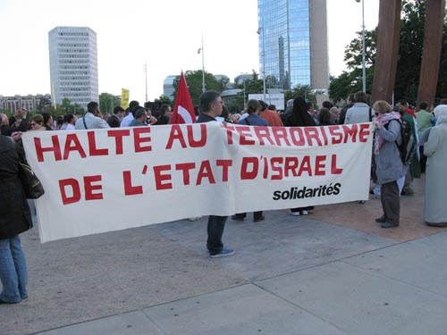 flottille Gaza - rass 31 mai 2010 - genève