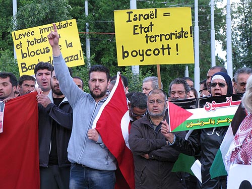 flottille Gaza - rass 31 mai 2010 - genève