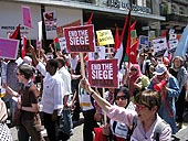 REAGISSONS Gaza - manif 5 juin 2010 - genève