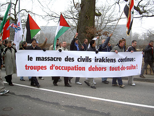manif antiguerre OUT NOW 18 mars 2006