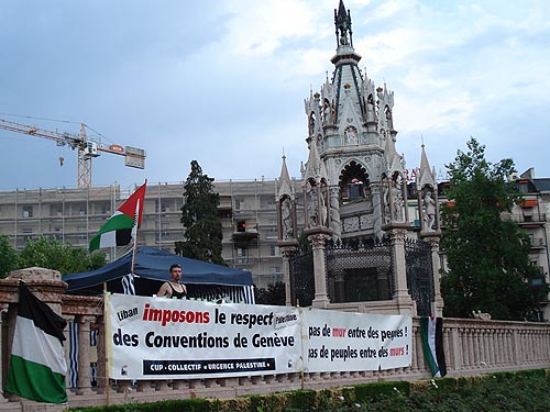 veille de protestation genève - juillet/août 2006