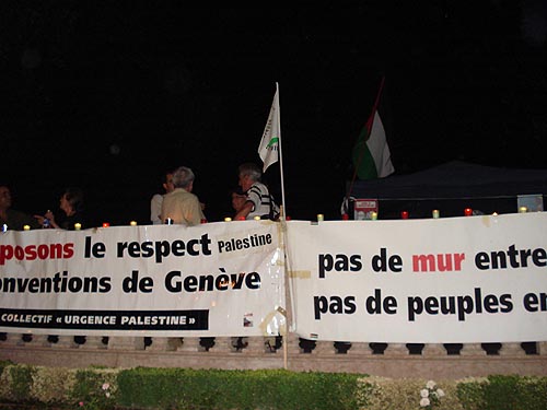 veille de protestation genève - juillet/août 2006